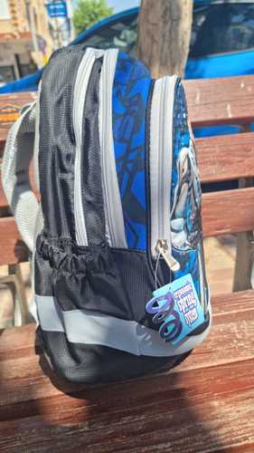 תיק בית ספר מקס סטיל כחול שחור מודן 