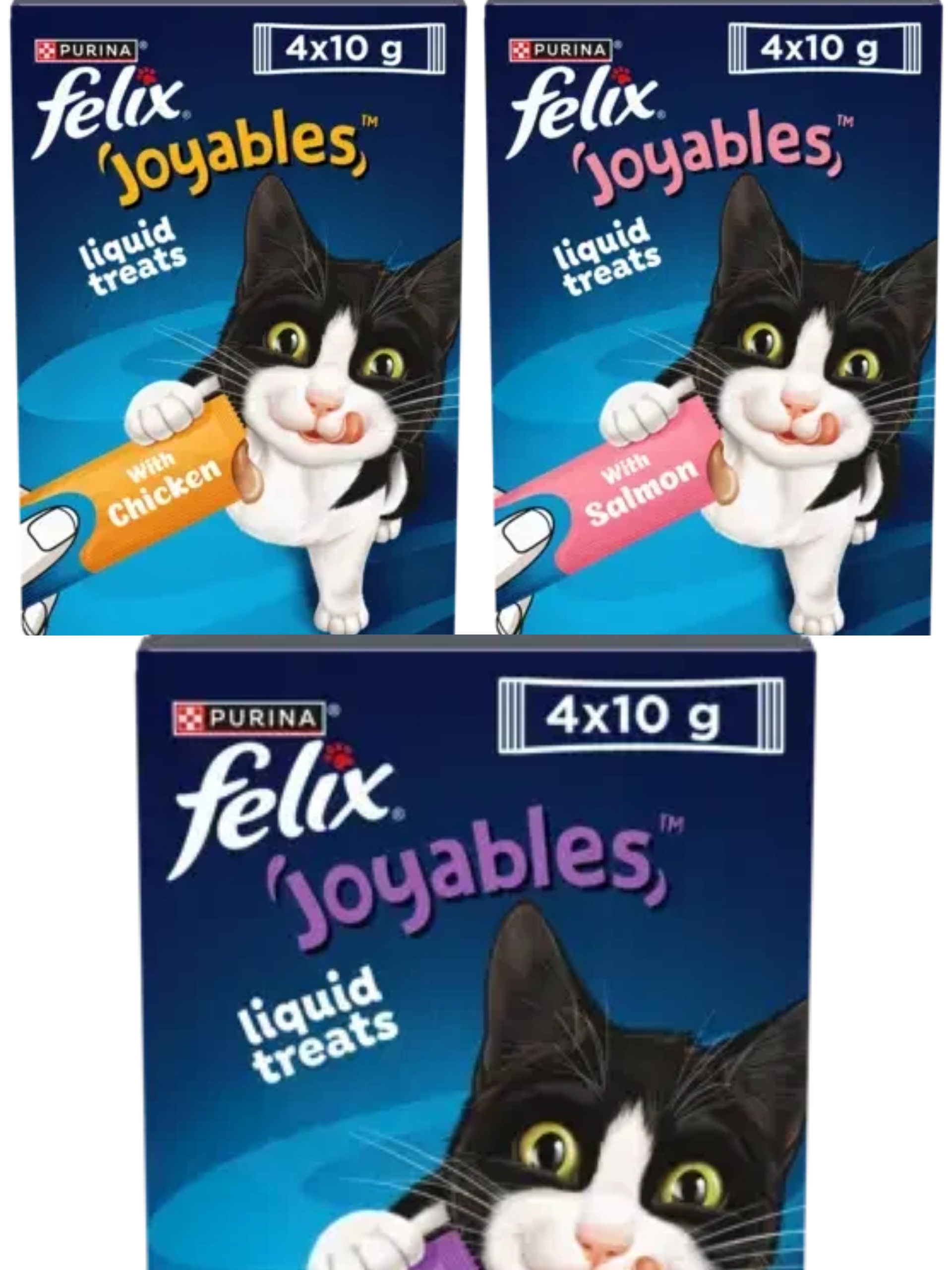 פליקס Joyables שלוקים חטיפים לחים לחתולים