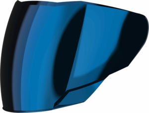 משקף אירידיום כחול לקסדה - LS2 OF618 VERSO2 IRIDIUM BLUE VISOR