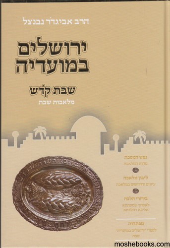ירושלים במועדיה שבת מלאכות שבת