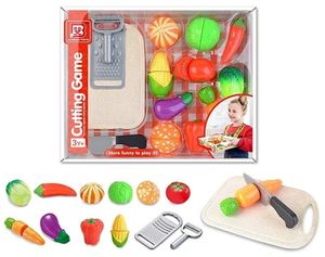 ערכת חיתוך ירקות עם קרש וסכין 14 חלקים