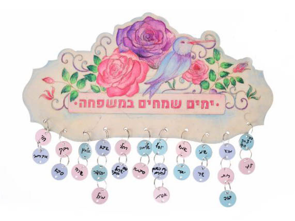 ערכת יצירה - לוח ימי הולדת משפחתי