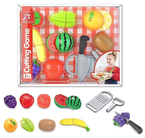 ערכת חיתוך פירות עם קרש וסכין 14 חלקים