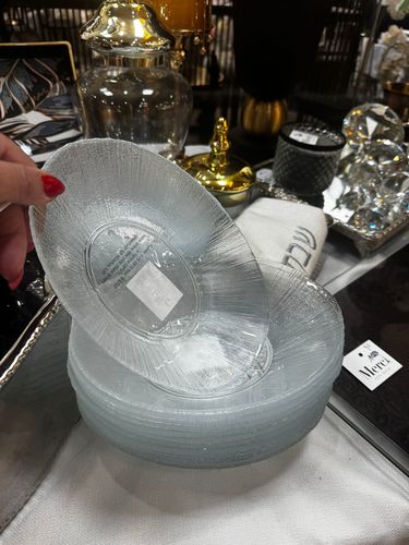 קערה אובלית מזכוכית