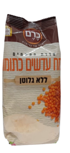 קמח עדשים כתומות 400 גרם ללא גלוטן כרם