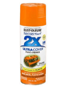 ספריי צבע 2X עם יסוד Gloss Real Orange - כתום מבריק