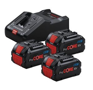 סט 3 סוללות 8AH PROCORE +מטען GAL18v-160