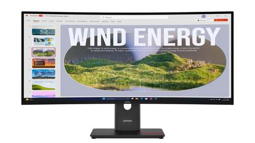 מסך מחשב LENOVO ThinkVision T34WD-40 | 3Y 64AEGAT1IS 