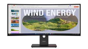 מסך מחשב LENOVO ThinkVision T34WD-40 | 3Y 64AEGAT1IS 