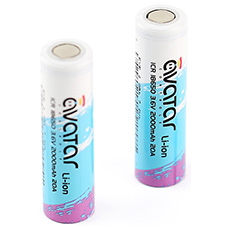 סוללה מקורית לסיגריה אלקטרונית Avatar ICR 18650 2000mah