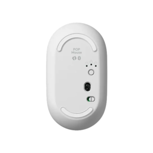  עכבר אלחוטי בצבע אוף-ווייט LOGITECH POP EMOJI 