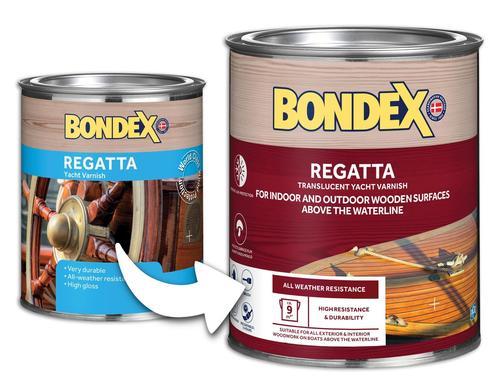 לכה שקופה יאכט ורניש BONDEX רגאטה 750 מ