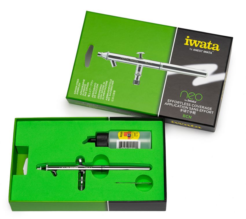 איירבראש מבית IWATA (יפן) סדרת NEO SIPHON FEED AIRBRUSH