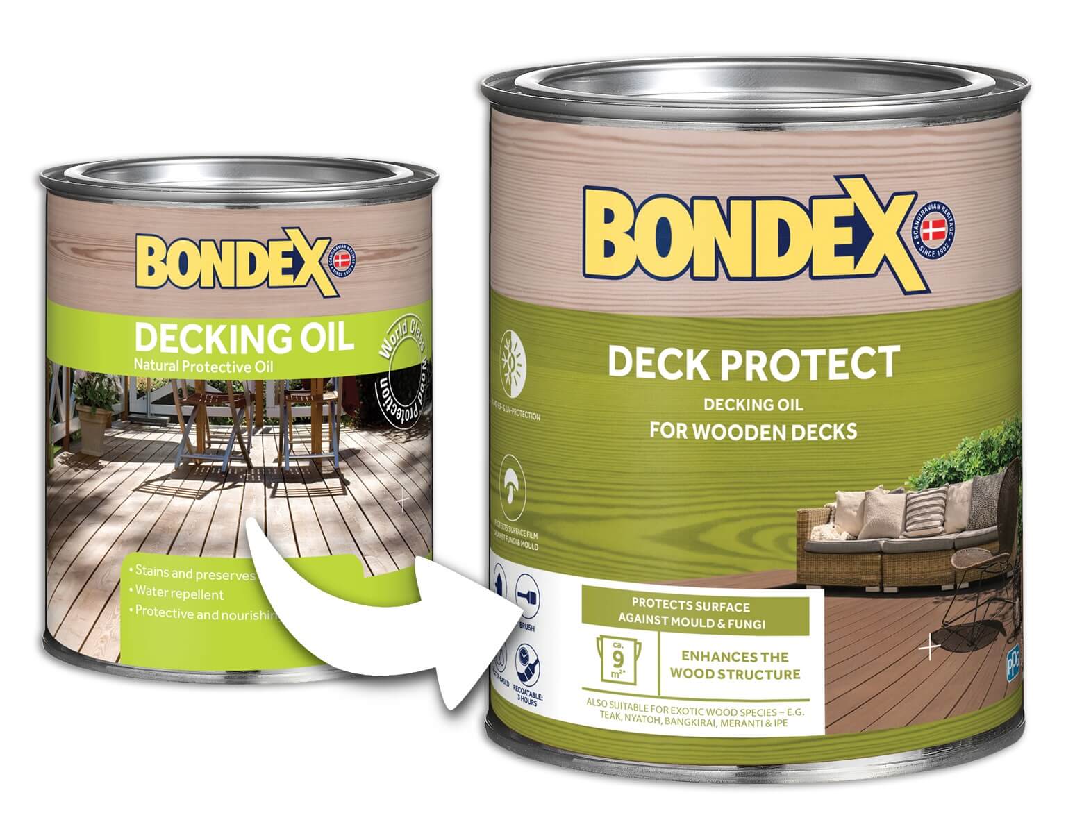 שמן דק 5 ליטר  BONDEX Deck Protect 