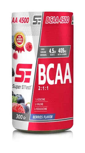 אבקת BCAA חומצות אמינו בטעם פירות יער סופר אפקט