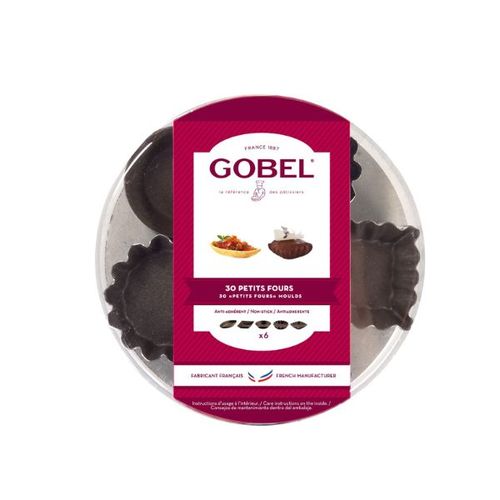 סט 30 תבניות פטיפורים GOBEL