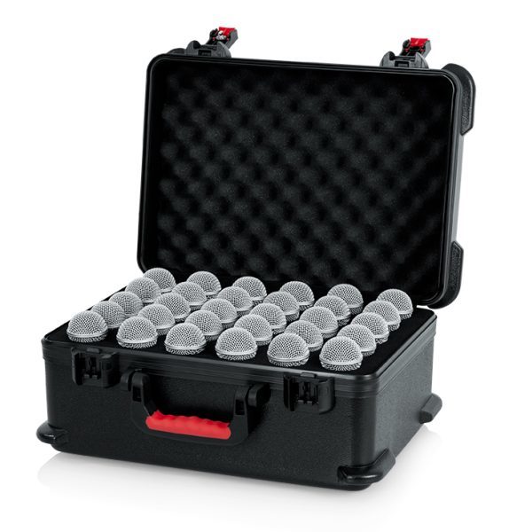ארגז ל 30 מיקרופונים וכבלים GATOR GTSA-MIC30 Polyethylene
