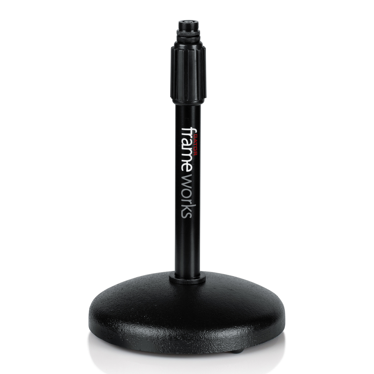 סטנד למיקרופון שולחני GATOR GFW-MIC-0501 Round Base Desktop Mic Stand