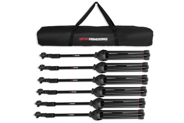 6 סטנדים למיקרופון + נרתיק GATOR GFW-MIC-6PACKBG