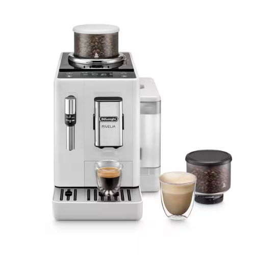 מכונת אספרסו אוטומטית עם סטימר Rivelia דלונגי DeLonghi דגם EXAM440.35.W