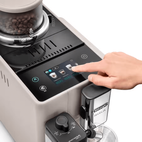 מכונת אספרסו אוטומטית עם סטימר Rivelia דלונגי DeLonghi דגם EXAM440.35.W