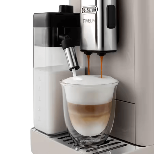 מכונת אספרסו אוטומטית עם סטימר Rivelia דלונגי DeLonghi דגם EXAM440.35.W