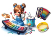 ערכת קישוט לפינת מוזיקה