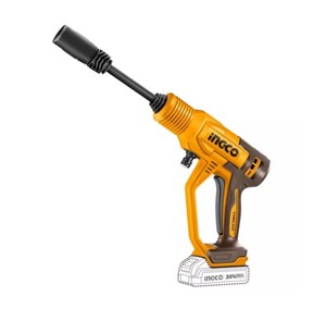 מכונת שטיפה נטענת 20V לחץ 24BAR (גוף בלבד) INGCO