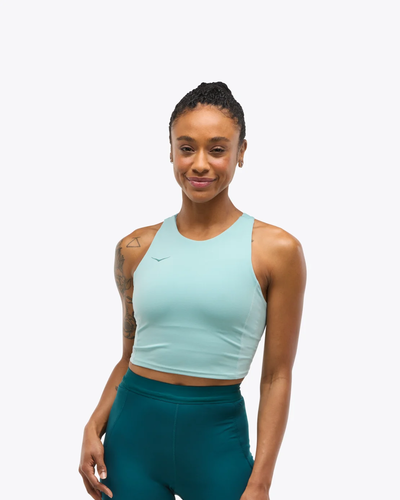 HOKA W ELARO CROP BRA-תכלת דרוזי