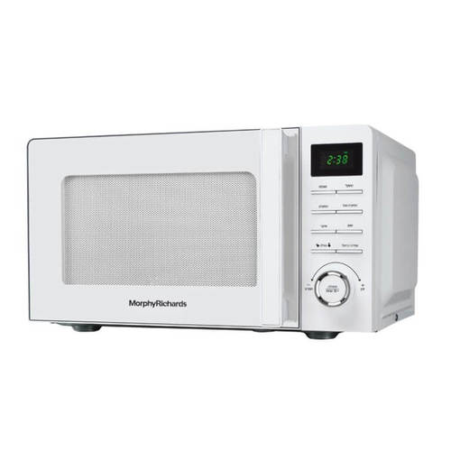 מיקרוגל מורפי ריצ'רדס 20 דיגיטלי עברית לבן Morphy Richards 44575