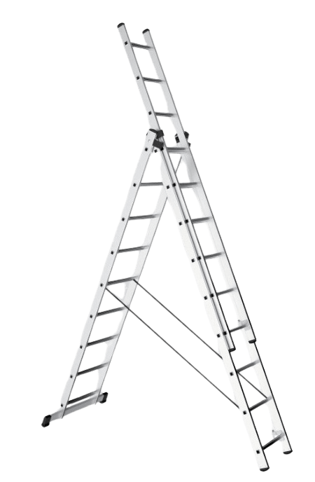 סולם ג שחיל 9 שלבים תו תקן EN131 האנטר