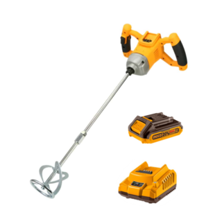 מערבל צבע נטען INGCO 20V + סוללה 2AH+ מטען INGCO