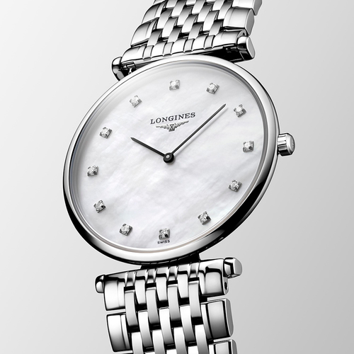 Longines L47094886 La Grande Classique 33MM נשים יהלומים לונג'ין יבואן רשמי