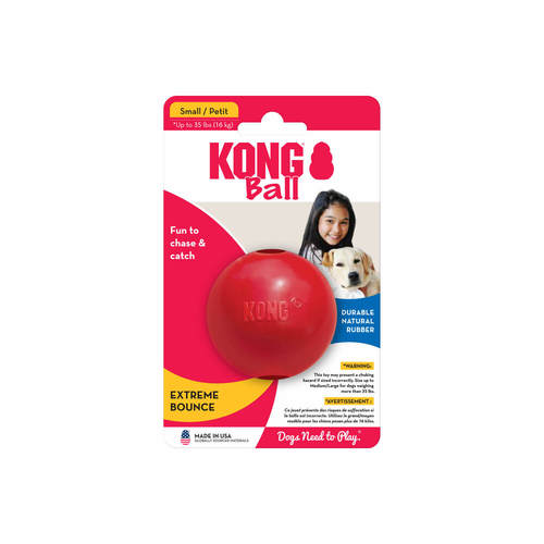קונג כדור לכלב – גומי טבעי ועמיד במיוחד | KONG Ball