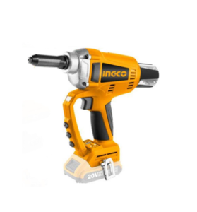 אקדח ניטים נטען 20V (גוף בלבד) INGCO