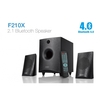 סט רמקולים + סאב 2.1 עוצמתיים Bluetooth 4.0 ו USB, רדיו FM ושלט רחוק