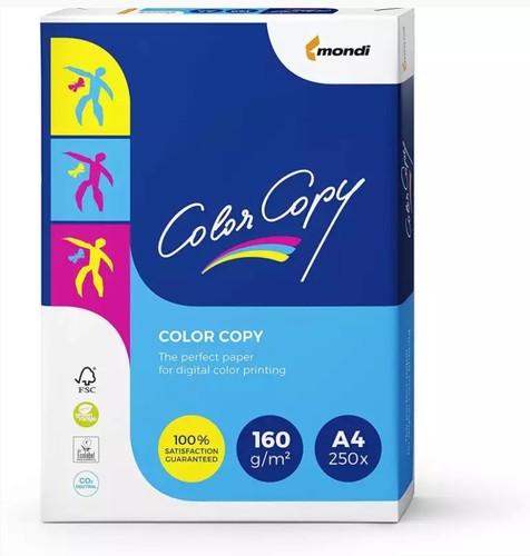 נייר A4 איכותי מלוטש להדפסה וצילום (160 גר') MONDI COLOR COPY