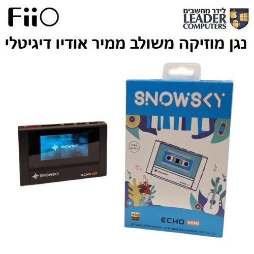 נגן אודיו וממיר דיגיטלי נייד ברזולוציה גבוהה תומך בלוטות' Fiio Snowsky ECHO MINI