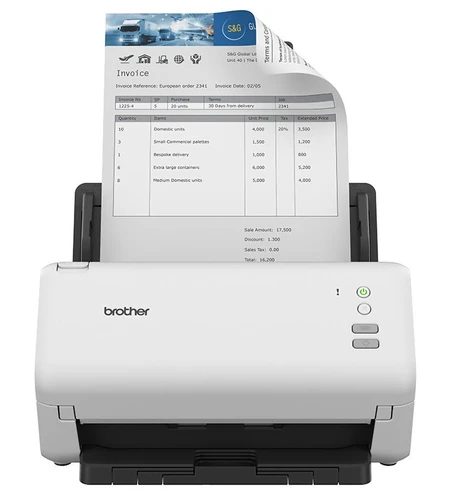 סורק שולחני מהיר דו-צדדי Brother ADS-4100