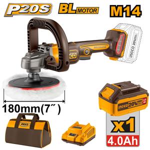 פולישר "7 נטען 20V+ סוללה 4.0AH INGCO