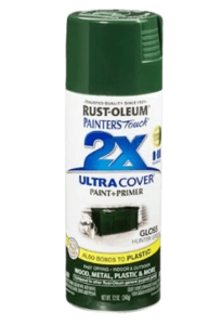 ספריי צבע 2X עם יסוד Gloss Hunter Green - ירוק זית מבריק