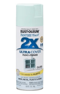 ספריי צבע 2X עם יסוד Gloss Ocean Mist - ירוק מנטה מבריק