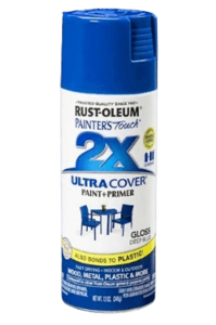 ספריי צבע 2X עם יסוד Gloss Deep Blue - כחול עמוק מבריק
