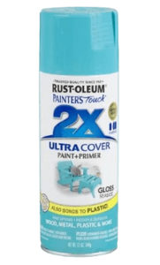 ספריי צבע 2X עם יסוד Gloss Seaside  - טורקיז מבריק