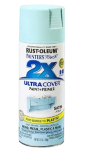 ספריי צבע 2X עם יסוד Satin Aqua  - אקווה משי