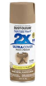 ספריי צבע 2X עם יסוד Satin Nutmeg - אגוז משי