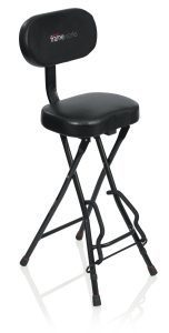כסא לגיטריסט עם משענת וסטנד לגיטרה GATOR GFW-GTR-SEAT Guitar Stool/Stand