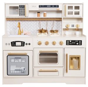 מטבח עץ לילדים עם אורות וצלילים לחווית בישול ואפייה - איתי