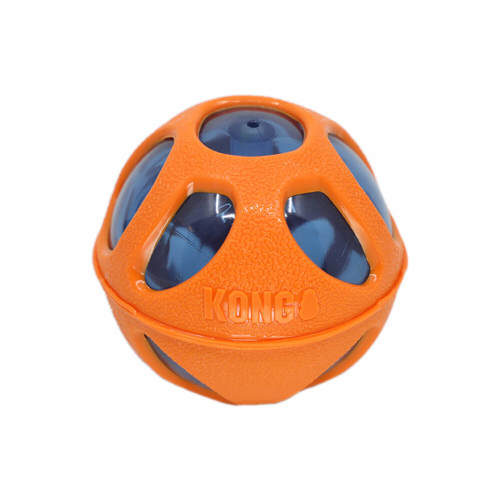 קונג כדור ראפז – צעצוע נשיכה מצפצף לכלב | KONG Wrapz Ball