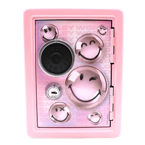 קופה כספת עם נעילת קוד או מפתח - סמיילי